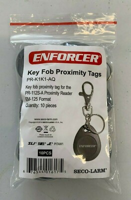 Seco-Larm PR-K1K1-A Access control Proximity Key Tag Fobs 125kHz (pack of 10ea) 
