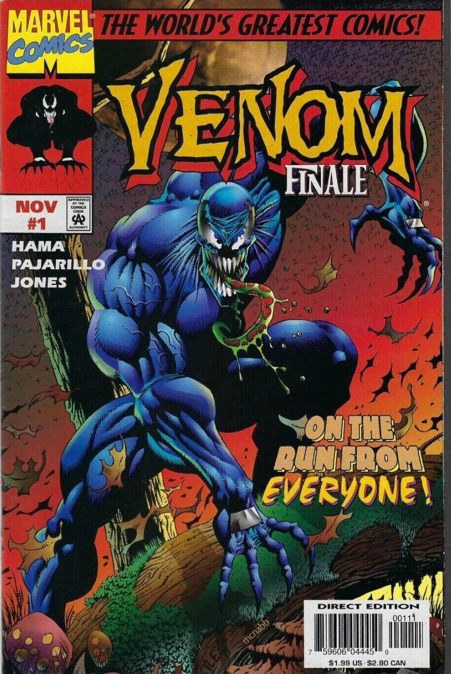 Venom Finale #1-3 Comic Set 1997 - Marvel Comics - Spider