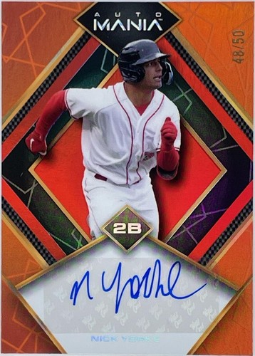 2023 Wild Card Auto Mania - Nick Yorke #AM-D57