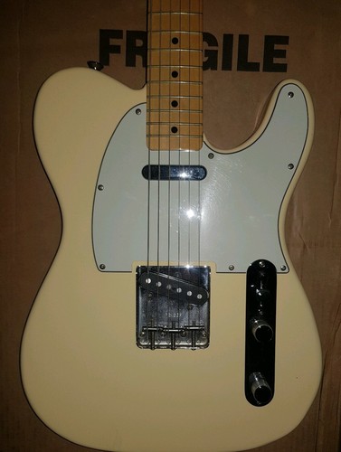 Fender Telecaster Blonde Maple Custom Partscaster 70's Style with gig bag