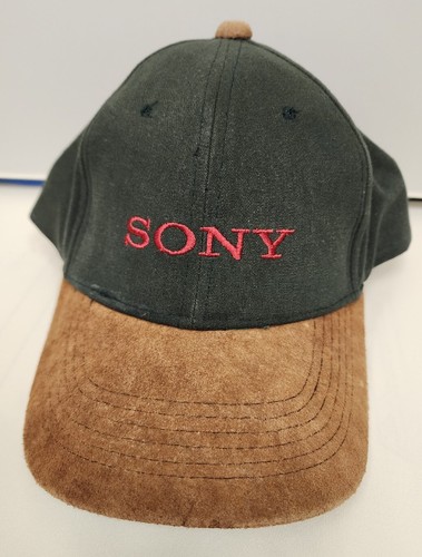 ビンテージ　SONY MUSIC studios キャップ　ブラック ビンテージSONY MUSIC studios キャップブラック