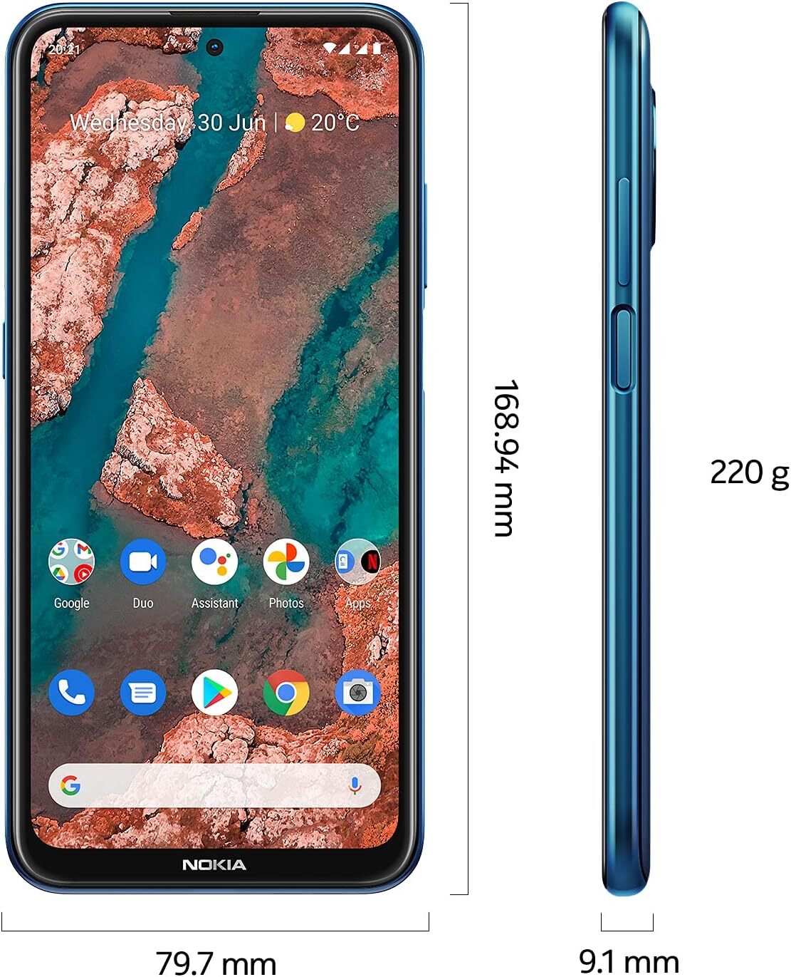 Nokia X20 5G Mobile Phone 6GB+128GB 6.67