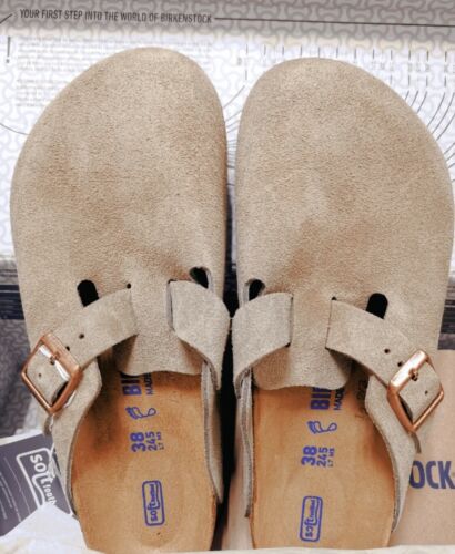 Birkenstock Boston Suede Clogs, Soft Footbed, Regular Fit Birkenstock Boston Suede Clogs, Soft Footbed, Regular Fit