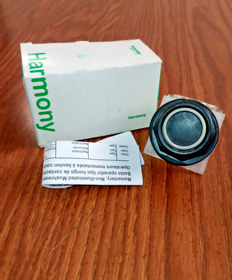 Schneider Electric 9001SKR1BH13 Harmony Black Non-Illuminated Pushbutton NIB