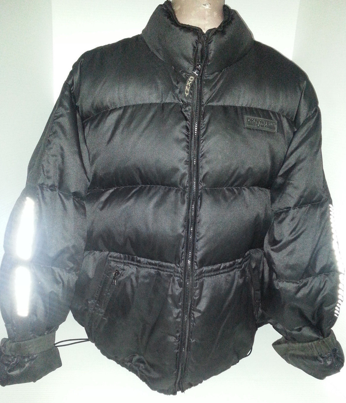 Y2K DKNY TECH NYLON JACKETS M DKNY Jacket Y2K Down Coat Short