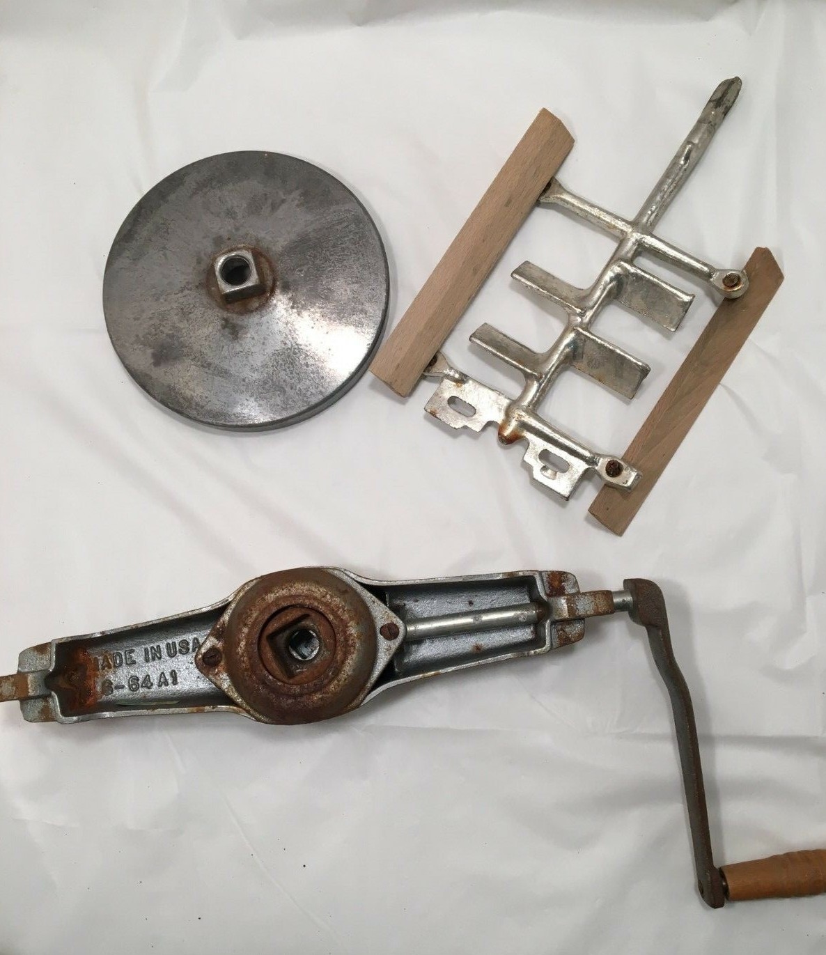Vintage White Mountain Ice Cream Freezer Hand Crank Wooden Bucket 11