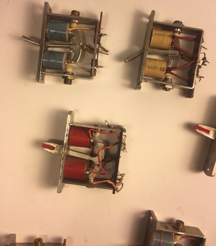 Lot of 15 Vintage Pipe Organ Console Electric Stoptab Actions
