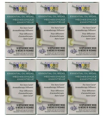Essential Oil Wick Diffuser Replacement Stick - 60 Refill Wick Sponges Auto Home