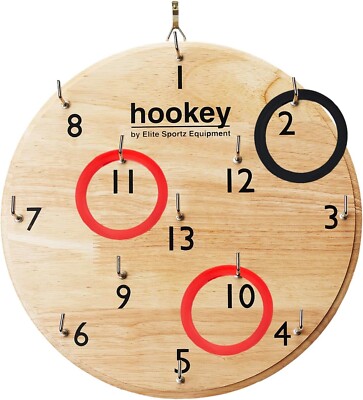 Hookey Ring Toss Game by Elite Sportz Equipment Indoor Outdoor