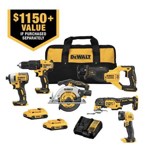 dewalt brushless tool combo