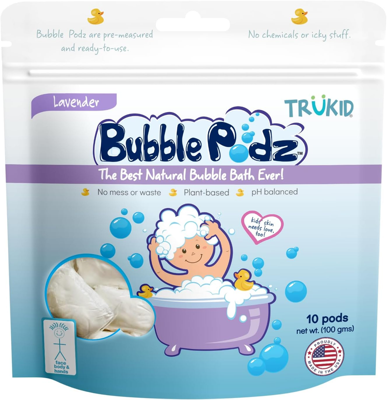 Bubble Podz Bubble Bath for Baby & Kids, Gentle Refreshing B