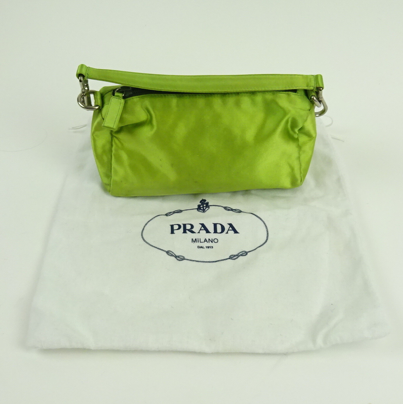 lime green prada bag