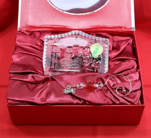 Waterford Crystal 2013 Twas the Night Ornament w/enhancer Christmas ornament