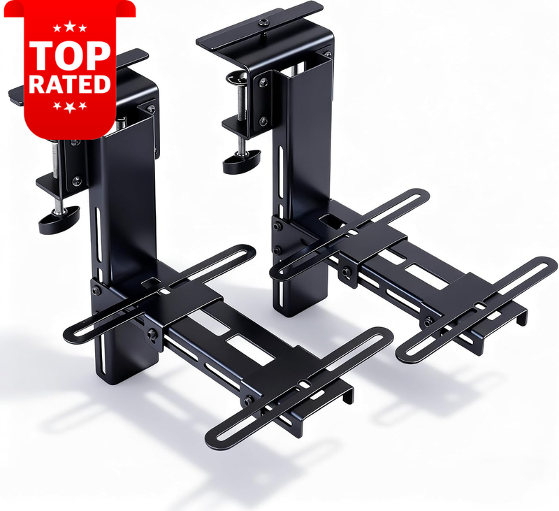 2PCS Desk Mount HOTAS Flight Simulator Accessories Gaming Setup