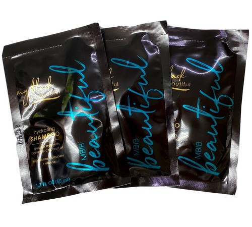 NEW My Black is Beautiful hydrating Shampoo 3 pc Travel Size 1.7FLoz USA Seller