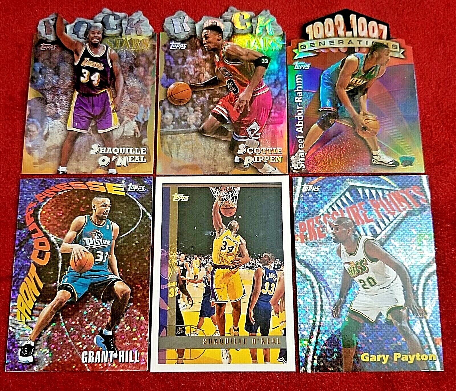 1997-98 Topps Generations Refractor Rock Stars O'NEAL DUNCAN