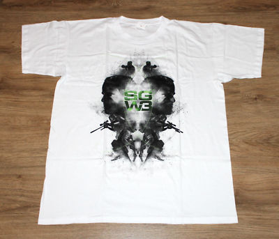 Sniper Ghost Warrior 3 SGW3 Gamescom Promo T-Shirt White Size Men's Large L NEW