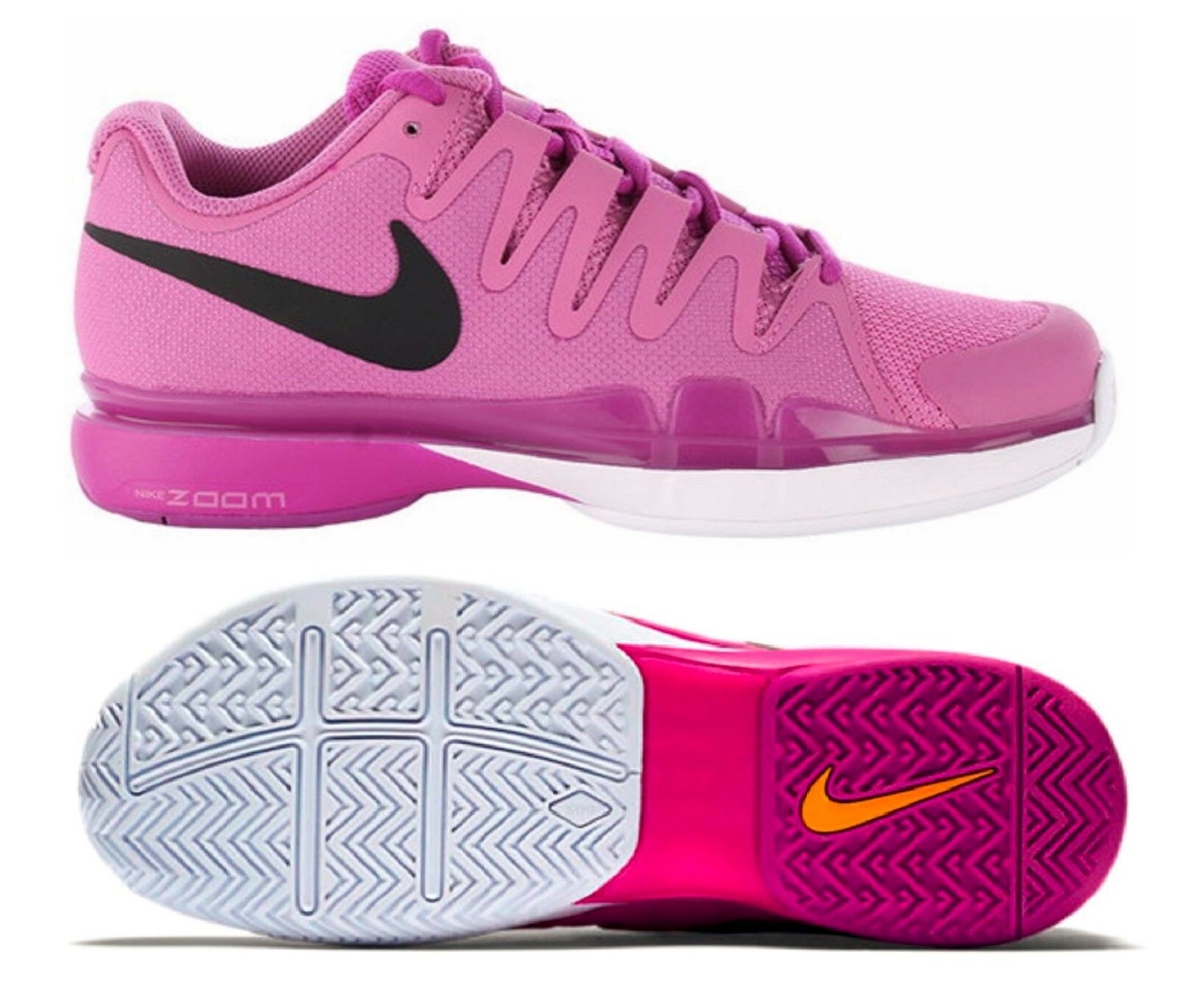 NEW Nike Zoom Vapor 9.5 Tour Women Athletic Shoes, Viola NEW Nike Zoom Vapor 9.5 Tour Women Athletic Shoes, Viola