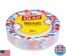 Glad Everyday Round Disposable Paper Plates with Lobster Waves Design,| Cut-Resistant, Microwavable Paper Plates for All Foods and Daily Use | 10 Inches, 50 Count - 12 Pack