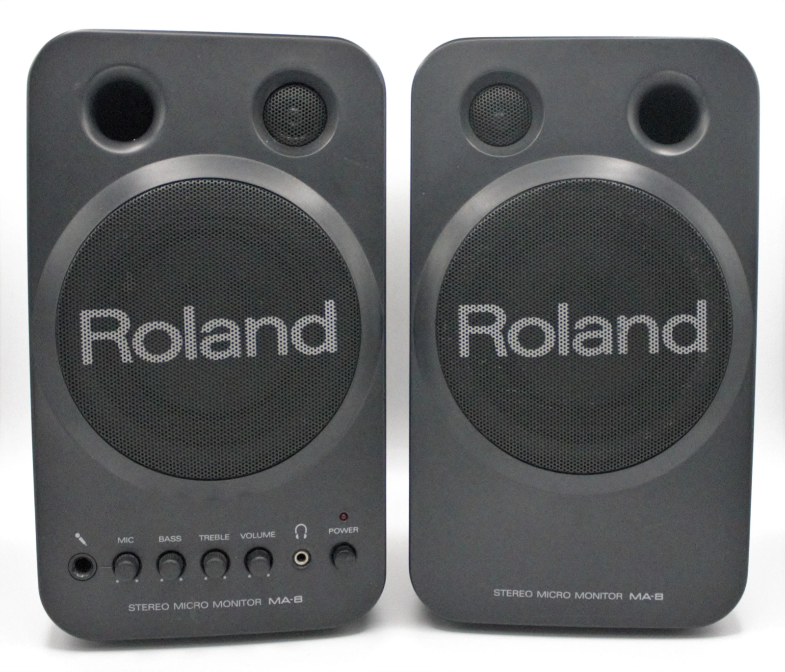 Roland PR-Model MA-8 Stereo Micro Studio Monitors Speakers  - TESTED!