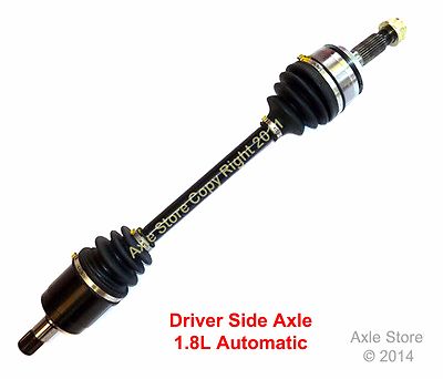 New DTA Premium Axle Front Left Fits 2014-2015 Honda Civic 1.8L Automatic Only