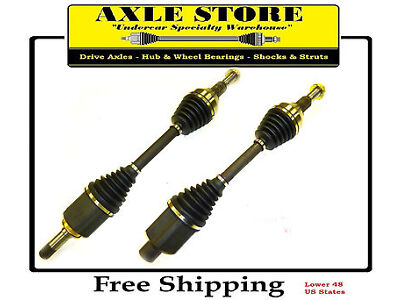 2 New CV Axles Front Left & Right Sides With Warranty for Enclave Acadia Outlook