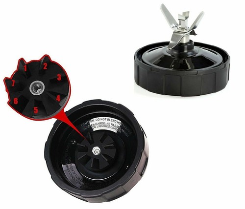 Replacement Extractor 7 Fin Blade Compatible with Nutri Ninja Auto IQ Blenders