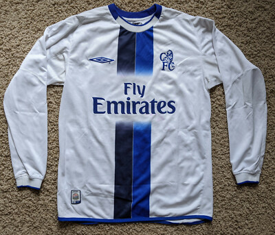 Chelsea 03/04 Vintage Away kit/jersey men's S - 2003/04 | eBay