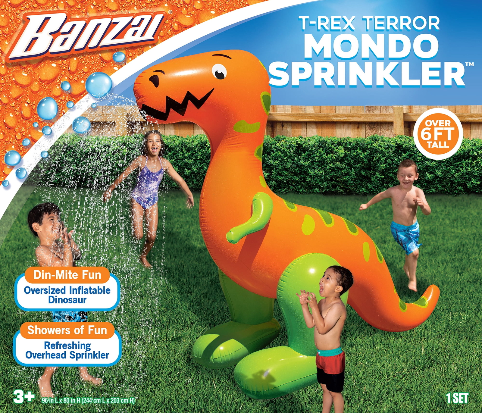 Inflatable T-Rex Terror Mondo Sprinkler