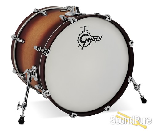 Gretsch 4pc Renown Drum Set Satin Tobacco Burst RN2-E8246