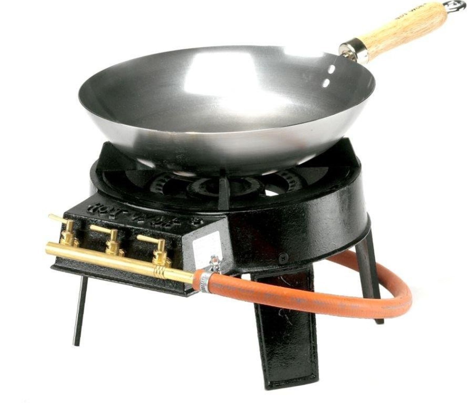 Wok Gas Burner Set For Outdoor Cooking Cast Iron Garden Wok Gas Burner Set For Outdoor Cooking Cast Iron Garden Camping New