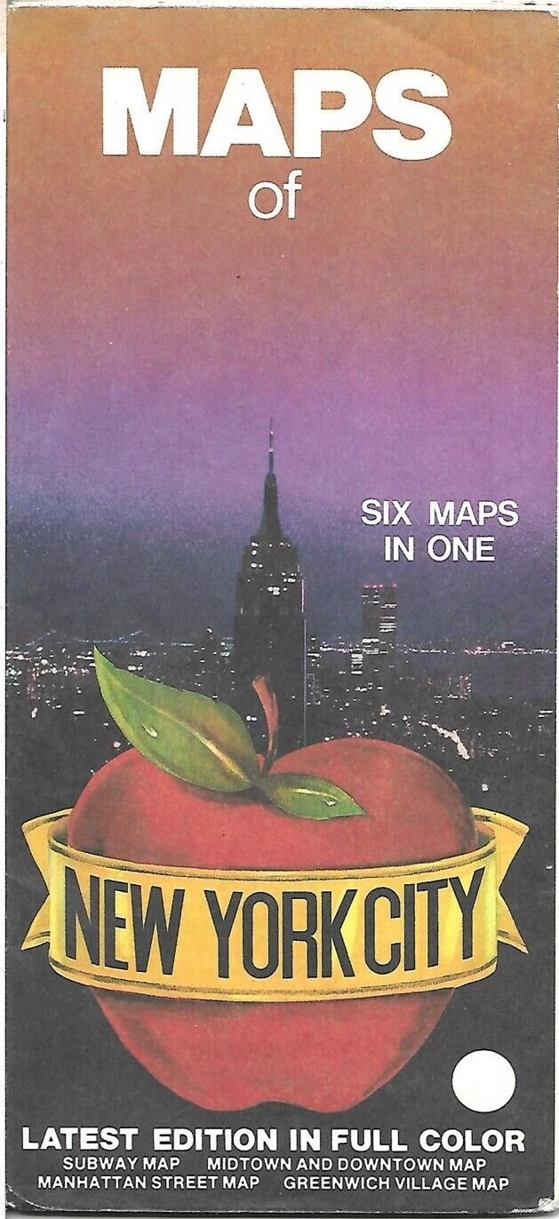 1985 Map NEW YORK CITY Midtown Manhattan Stores Offices 1985 Map NEW YORK CITY Midtown Manhattan Stores Offices