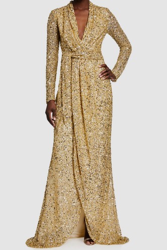 SALE *Badgley Mischka* チュールスパンコールドレス $_12.JPG?set_id=880000500F