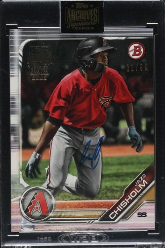 2022 Topps Archives Signature Series - Jazz Chisholm #19B-BP-61