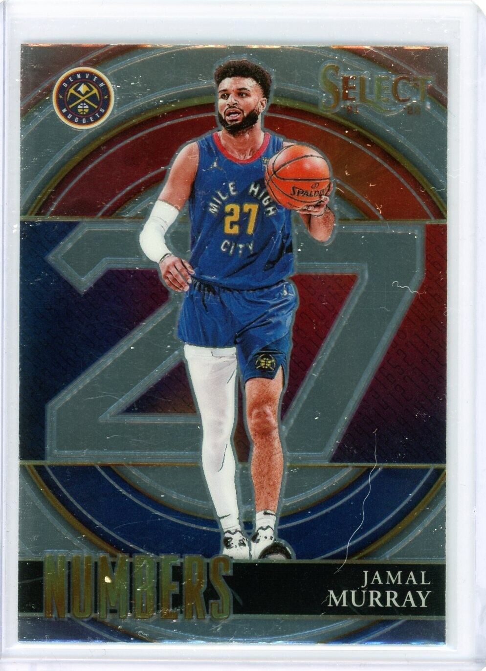 2021-22 Panini Select Numbers Jamal Murray #8 Denver Nuggets 2021-22 Panini Select Numbers Jamal Murray #8 Denver Nuggets