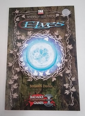 D20 Sourcebook: Heroes Of High Favor: Elves. VG Cond., Unused! Bad Axe Games. PB