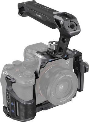 SmallRig Camera Cage for Sony Alpha 7R V 7 IV Top Handle HDMI Cable Clamp 3708