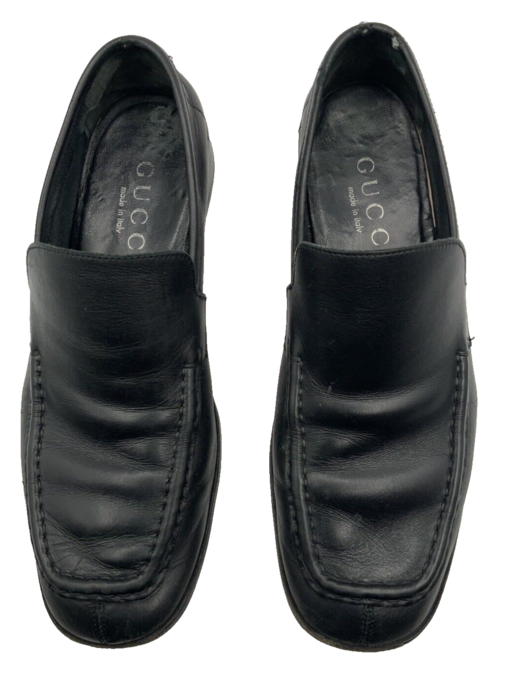 正美品GUCCI 黒 スエード フリンジ ローファー ヒール4.5cm 正美品GUCCI 黒 スエード フリンジ ローファー ヒール4.5cm