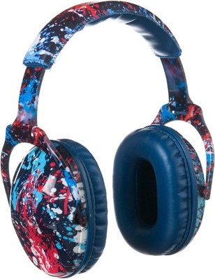 Kids SNR 28dB Noise Reduction Ear Protection Blue Band, Red Pigment 