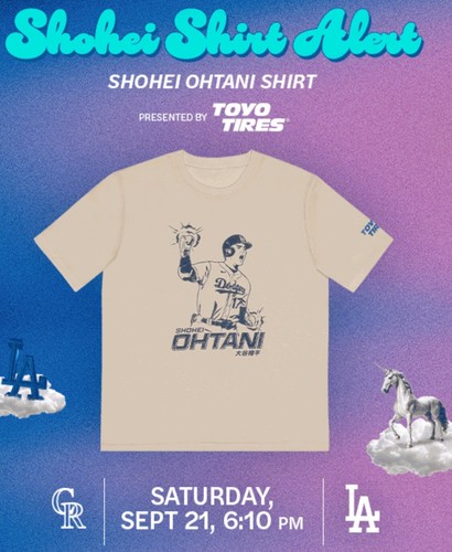 Shohei Ohtani ドジャース 入場者限定Tシャツ Mサイズ 日本未発売 大谷翔平 Tシャツ Mサイズ ドジャース - メルカリ