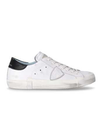 Philippe Model Prsx Low White Black Sneaker Man