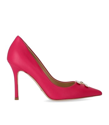 

Женские туфли-лодочки Elisabetta Franchi цвета фуксии с логотипом, Fucsia, SA13B31E2-560