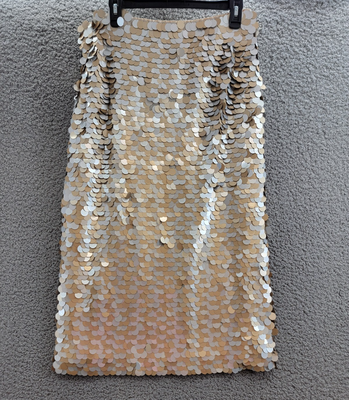 Lafayette 148 New York Embellished Pencil Skirt Women's L Metallic Multi - Picture 2 of 14