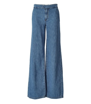 Джинсы Twinset Medium Blue Wide Leg Jeans Woman