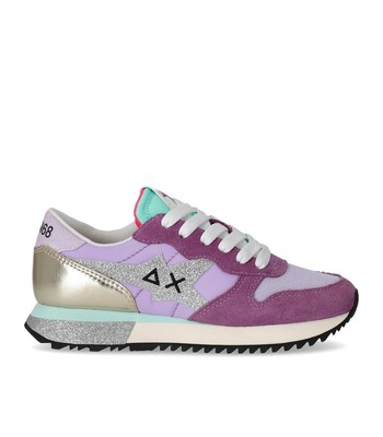 

Sun68 Stargirl Glitter Logo Lilac Sneaker Woman, Z33211-24