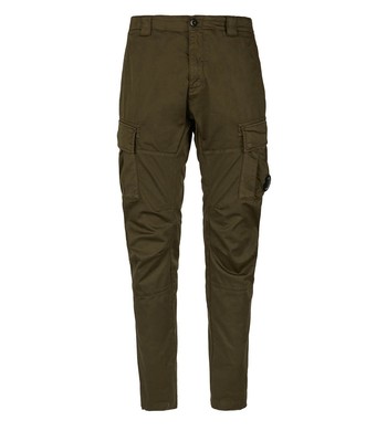 

Cp Company Cargo Stretch Sateen Lens Military Green Trousers Man, Зеленый, 14CMPA056A-005694G-683