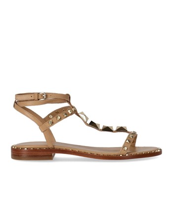 

Женские бежевые сандалии на плоской подошве Ash Party, Бежевый, S23-PARTY02