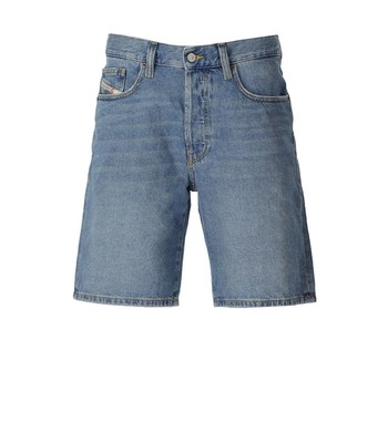 

Diesel Regular-short Голубые джинсовые шорты-бермуды Мужчина, Light blue