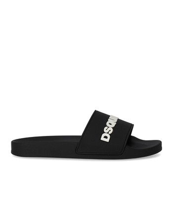 

Логотип Dsquared2 Черно-белый слайд-мужчина, Черный, FFM0023-17205013-2124
