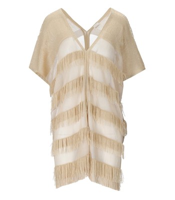 

Max Mara Beachwear Spuma Gold Kaftan Dress Woman, Золотой